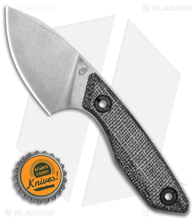Gerber Stowe Fixed Blade Knife Black Micarta (2.5" Stone Wash)