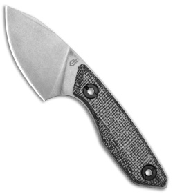 Gerber Stowe Fixed Blade Knife Black Micarta (2.5" Stone Wash)