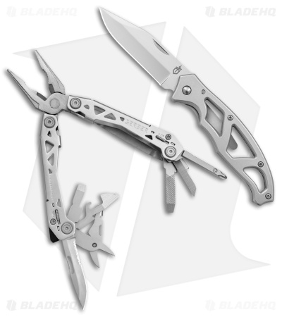 Gerber Suspension NXT Multi-Tool + Mini Paraframe Knife Combo Pack 31-003853