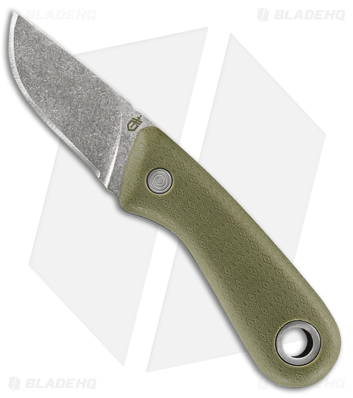 Gerber Vertebrae Fixed Blade Knife Green GRN SW