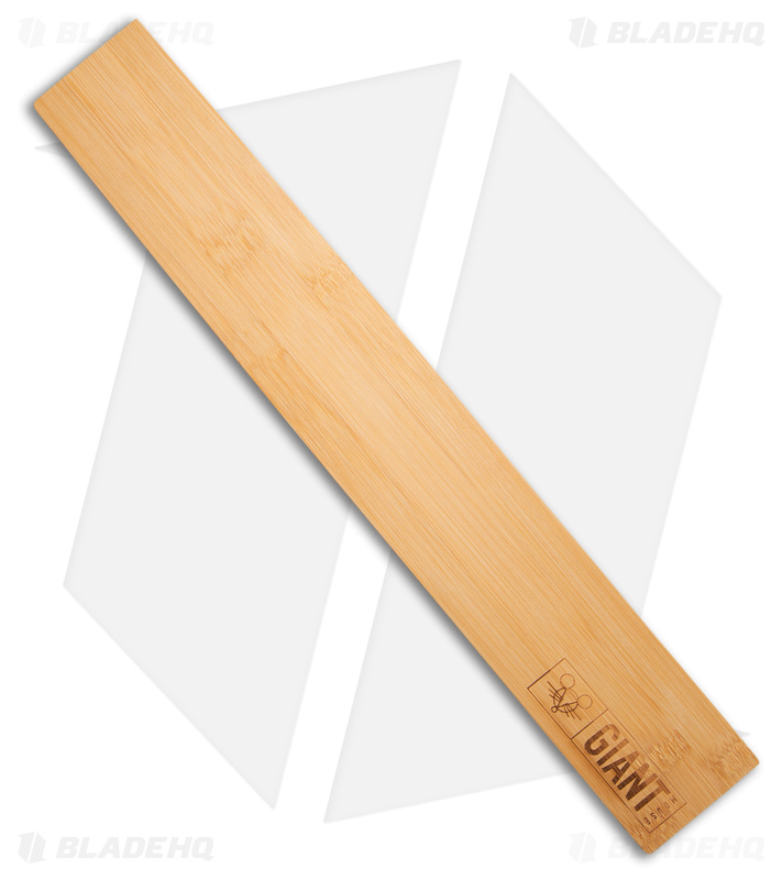 GiantMouse Kitchen Knife Magnet Bar Bamboo Wood