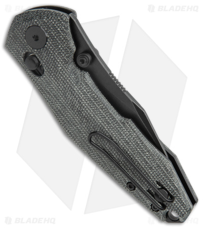 GiantMouse Vox/Anso ACE Nazca Exclusive Bar Lock Knife Black Micarta (3.2" PVD)