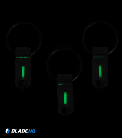 Glow Rhino Spark 3-Pack Glass Breaker Tritium Glow Fob (Green)