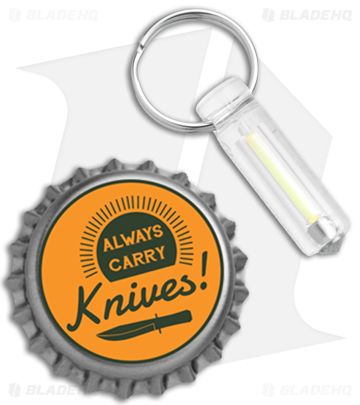 Glow Rhino Ember Polycarbonate Tritium Glow Fob (1.1" Clear)