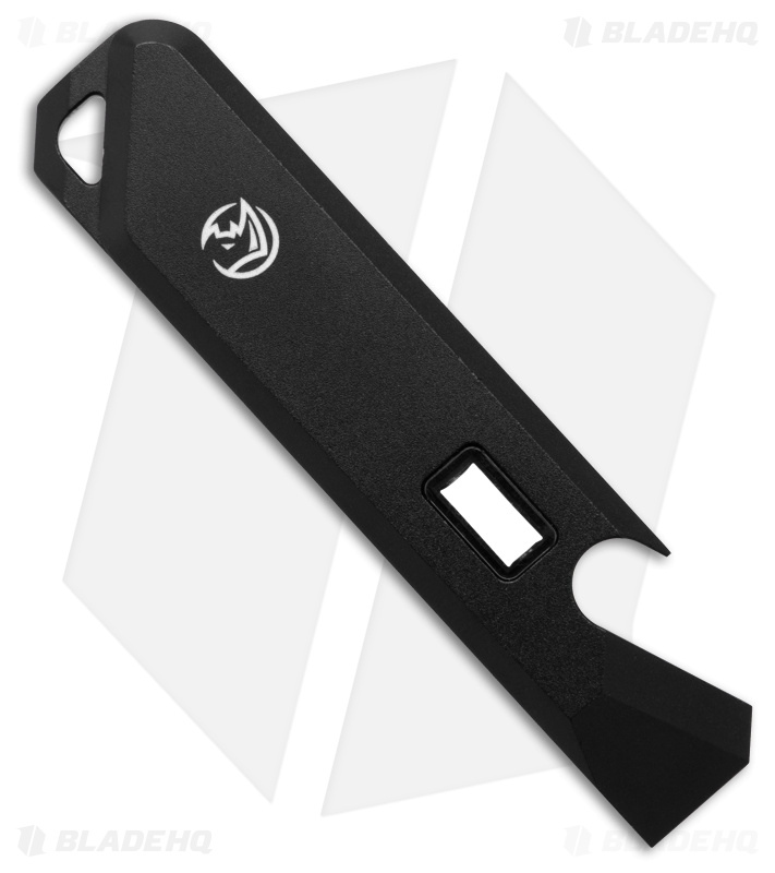 Glow Rhino Aluminum Prybar Green Tritium Glow (3" Black)