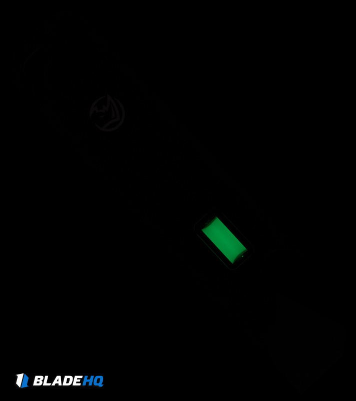 Glow Rhino Aluminum Prybar Green Tritium Glow (3" Black)