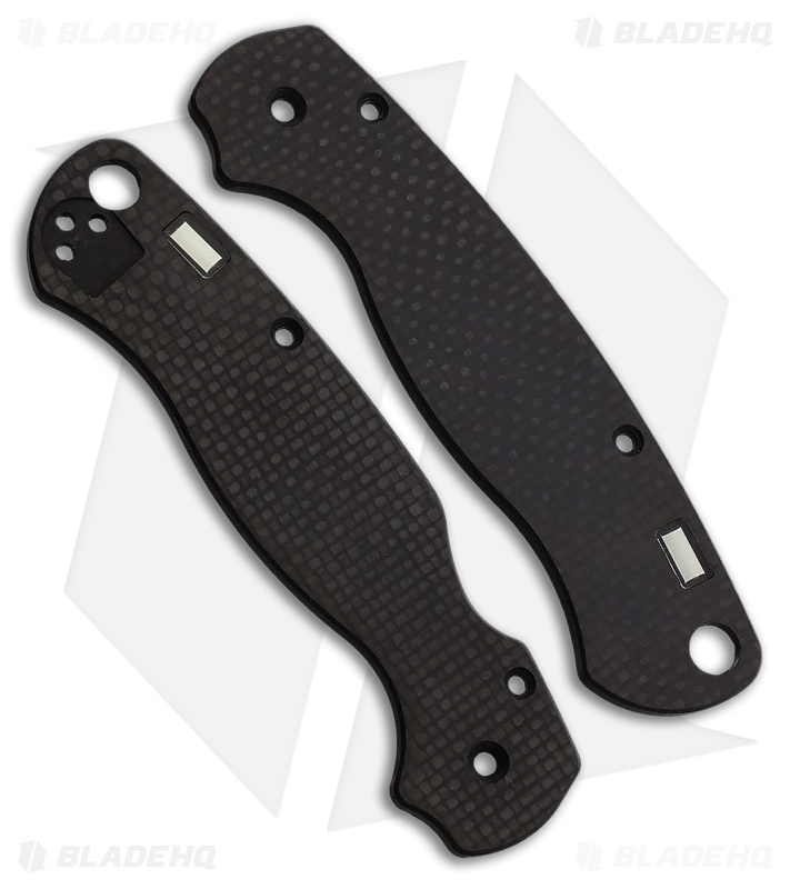 Glow Rhino Spyderco Para 2 Scales Carbon Fiber With Tritium Inserts (Black)