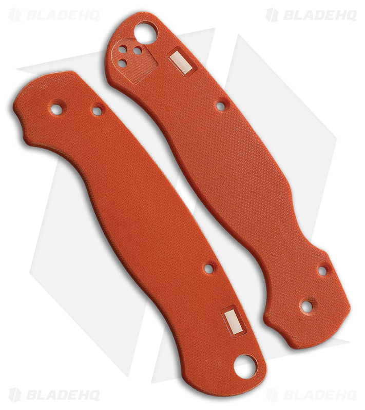 Glow Rhino Spyderco Para2 Scales With Tritium Inserts (Orange)