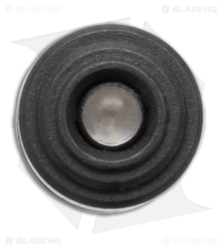 Glow Rhino Tritium Knafs Lander Thumb Studs Black Stainless Steel (Blue)