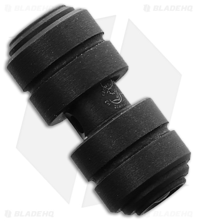 Glow Rhino Tritium Knafs Lander Thumb Studs Black Stainless Steel (Blue)