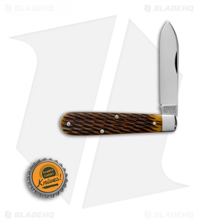 GEC #15 Tidoute Huckleberry Boy's Knife 3.375" Antique Yellow Jigged Bone 152118