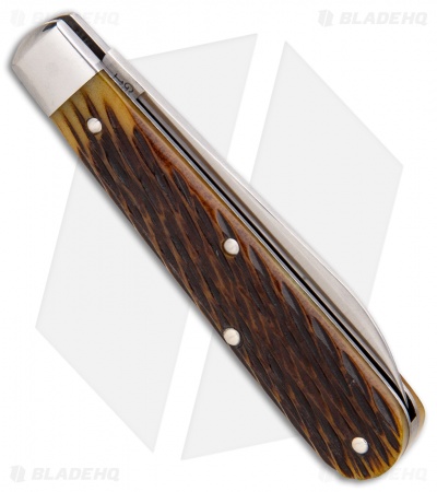 GEC #15 Tidoute Huckleberry Boy's Knife 3.375" Antique Yellow Jigged Bone 152118