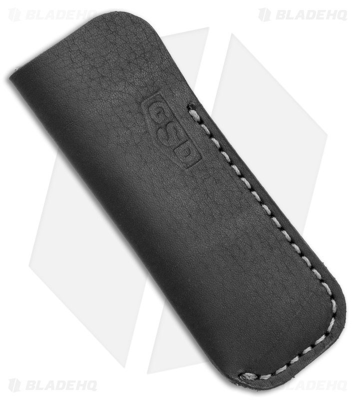 Greg Stevens Design Leather Sleeve for Slip Joint Folder Black/Gray