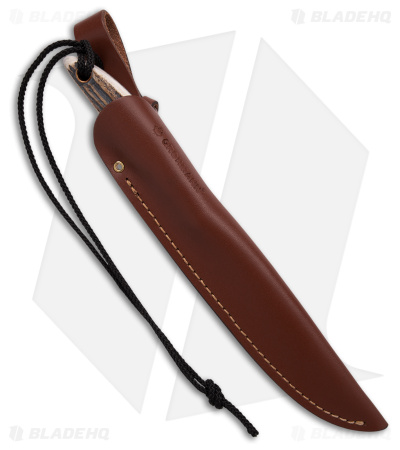 Grohmann Trout & Bird Fixed Blade Knife Stag (4" Satin) 