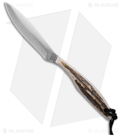 Grohmann Trout & Bird Fixed Blade Knife Stag (4" Satin) 