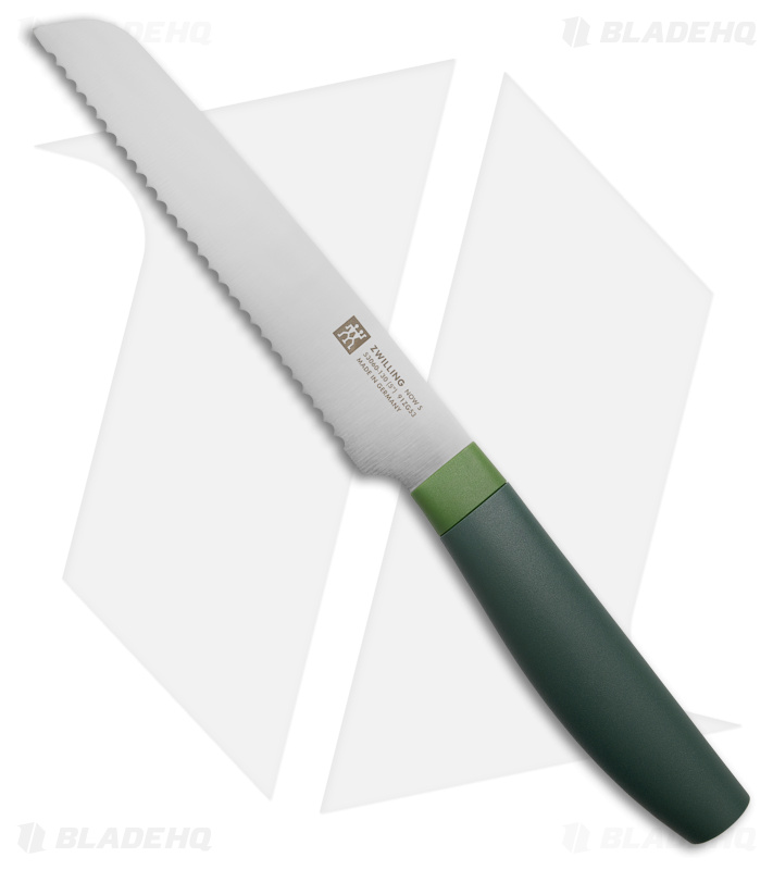 HENCKELS Now S Utility Kitchen Knife Green (5.5" Satin Serr) German