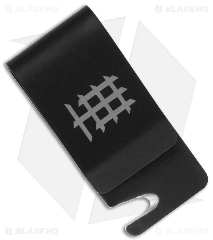 Halfbreed Blades Cash Card Clip Black Titanium (2.12")