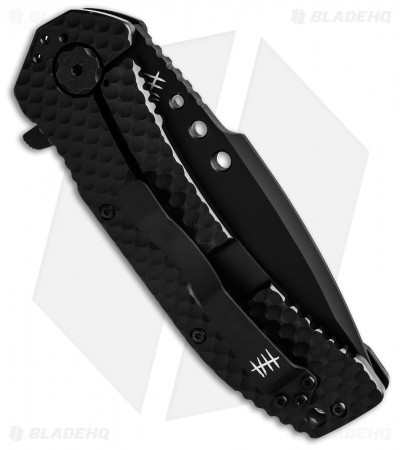 Hardcore Hardware MILSPEC Tanto Frame Lock Knife (3.75" Black) MILF-03