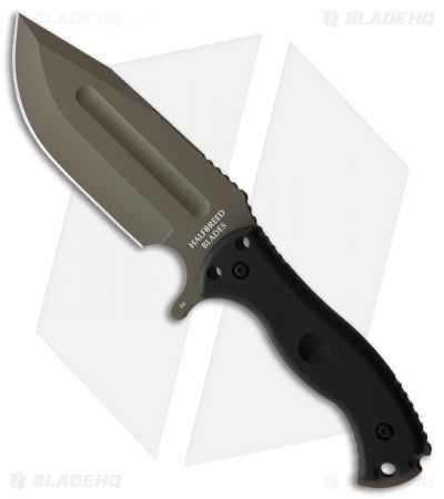 Halfbreed Blades Large Bush Fixed Blade G-10 - Blade HQ