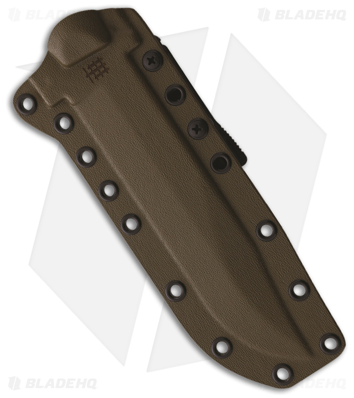 Halfbreed Blades Large Infantry  Clip Point Fixed Knife OD Green (6.9" OD Green)