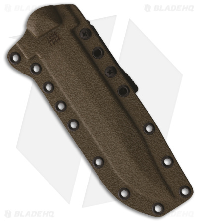 Halfbreed Blades Large Infantry  Clip Point Fixed Knife OD Green (6.9" OD Green)