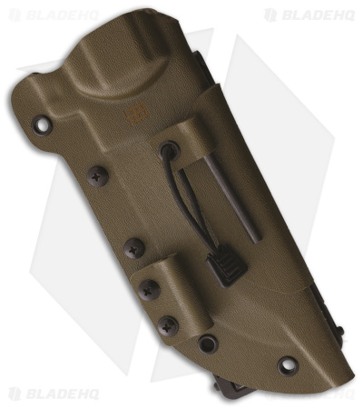 Halfbreed Blades Large Infantry  Clip Point Fixed Knife OD Green (6.9" OD Green)