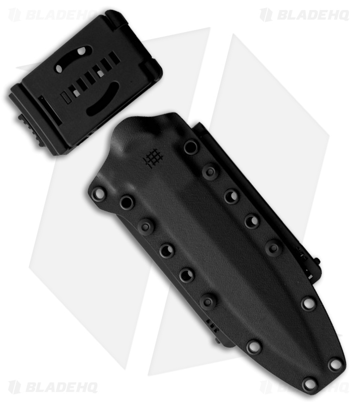 Halfbreed Blades Medium Infantry Fixed Blade Knife Black (6.5" Black)  MIK-01