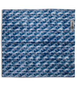 Hanks by Hank 10" x 10" Handkerchief - Blue Waves