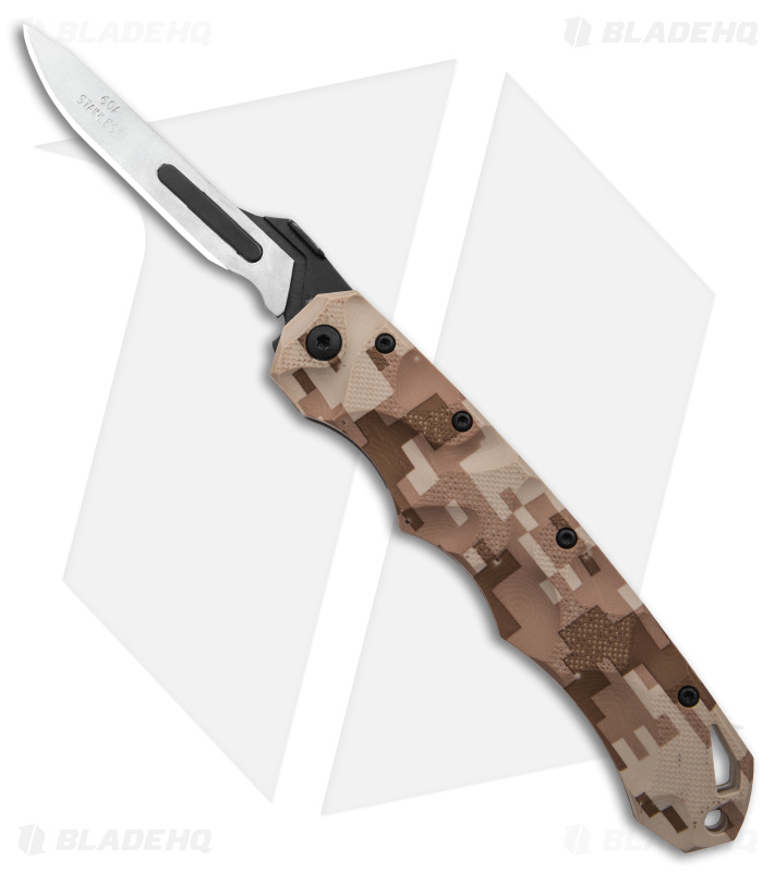 Havalon Piranta Stag Quik-Change Hunting & Skinning Knife Camo (2.75" Plain)