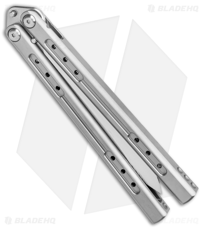Heibel Knives Sapient Balisong Knife Bead Blast (4.25" Beveled Satin) #64