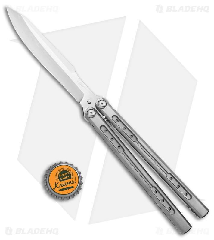 Heibel Knives Sapient Balisong Knife Bead Blast (4.25" Satin) #65