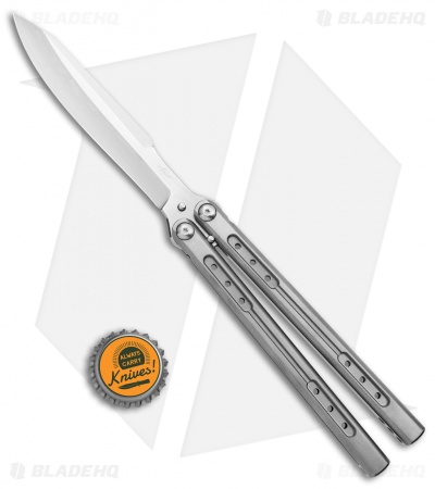 Heibel Knives Sapient Balisong Knife Bead Blast (4.25" Satin) #65