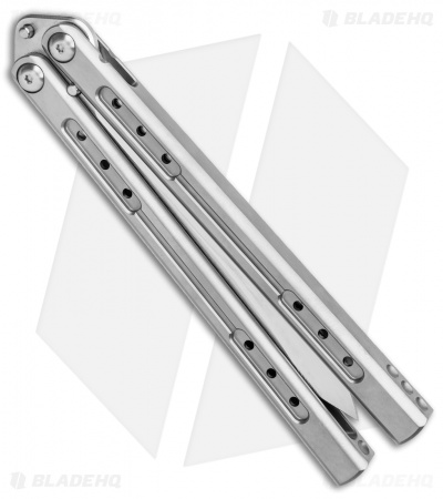 Heibel Knives Sapient Balisong Knife Bead Blast (4.25" Satin) #65