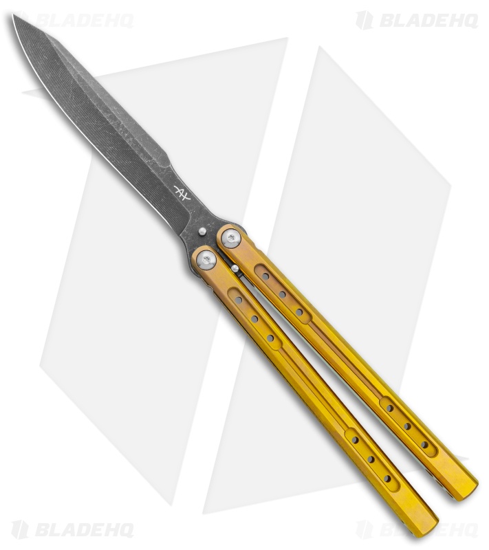 butterfly EMX gold 2本セット Heibel Knives Sapient Balisong Knife | Gold Ano Ti + Black SW