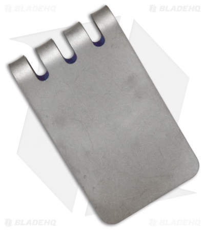 Hell-Bent Titanium Money Clip - Punisher Anodized