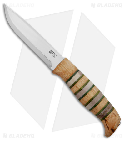 Helle Knives SE Limited Edition Fixed Blade Knife Curly Birch (4.375" Polished)