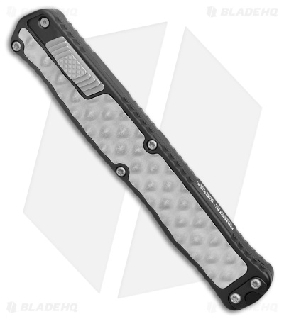 Heretic Cleric II DE Automatic Knife Battleworn Stainless Inlay (4.2" Stonewash)