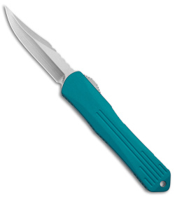 Heretic Knives Manticore-S Bowie OTF Automatic Knife Turquoise Al (2.6" SW)