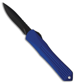 Heretic Knives Auto Manticore S MagnaCut DE OTF Blue/Blk AL/Camo  CF (2.6" Blk)