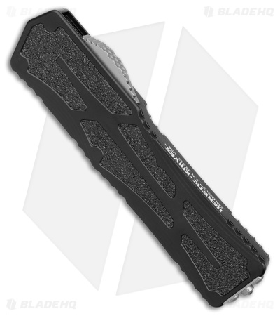 Heretic Knives Colossus OTF Automatic Knife Black (3.5" SW Serr)