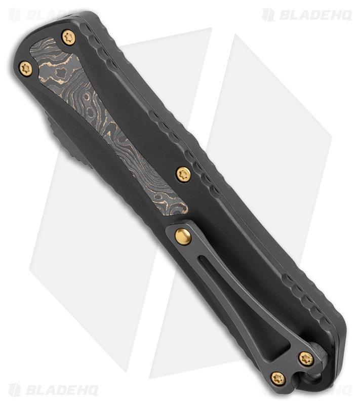 Heretic Knives Manticore-E OTF Knife Black w/Fat CF (3" Black MagnaCut)