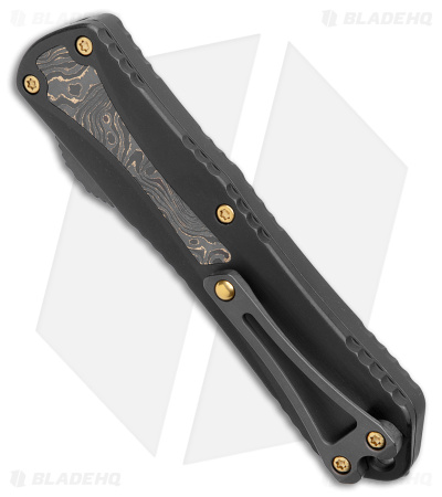 Heretic Knives Manticore-E OTF Knife Black w/Fat CF (3" Black MagnaCut)