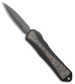 Heretic Knives Manticore-E OTF Knife Black w/Fat CF (3" Black MagnaCut)