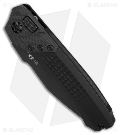 Heretic Knives Wraith Auto Knife Black/Carbon Fiber (3.75" Black)