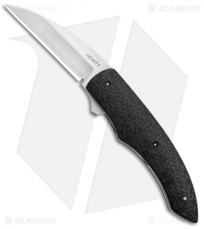 Hewitt Knives Hulk Liner Lock Knife Carbon Fiber (3.25" Satin CPM-3V)