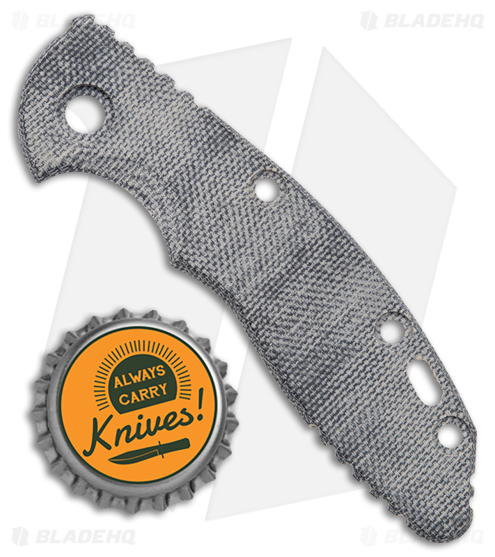 Hinderer Knives 3" XM-18 Black Smooth Micarta Replacement Scale