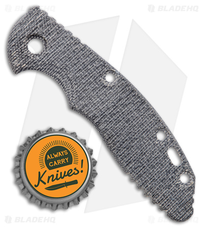 Hinderer Knives 3" XM-18 Black Textured Micarta Replacement Scale