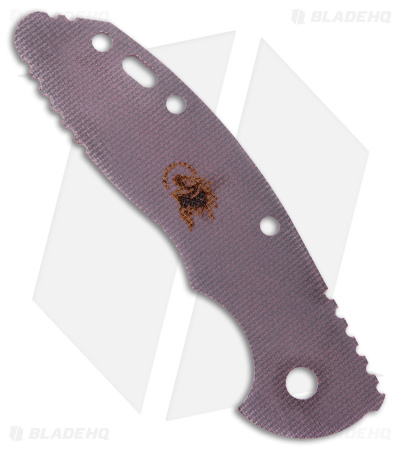 Hinderer Knives 3" XM-18 Burgundy Smooth Micarta Replacement Scale 
