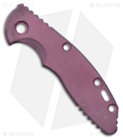 Hinderer Knives 3" XM-18 Burgundy Smooth Micarta Replacement Scale 