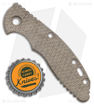 Hinderer Knives 3" XM-18 OD Green Textured Micarta Replacement Scale